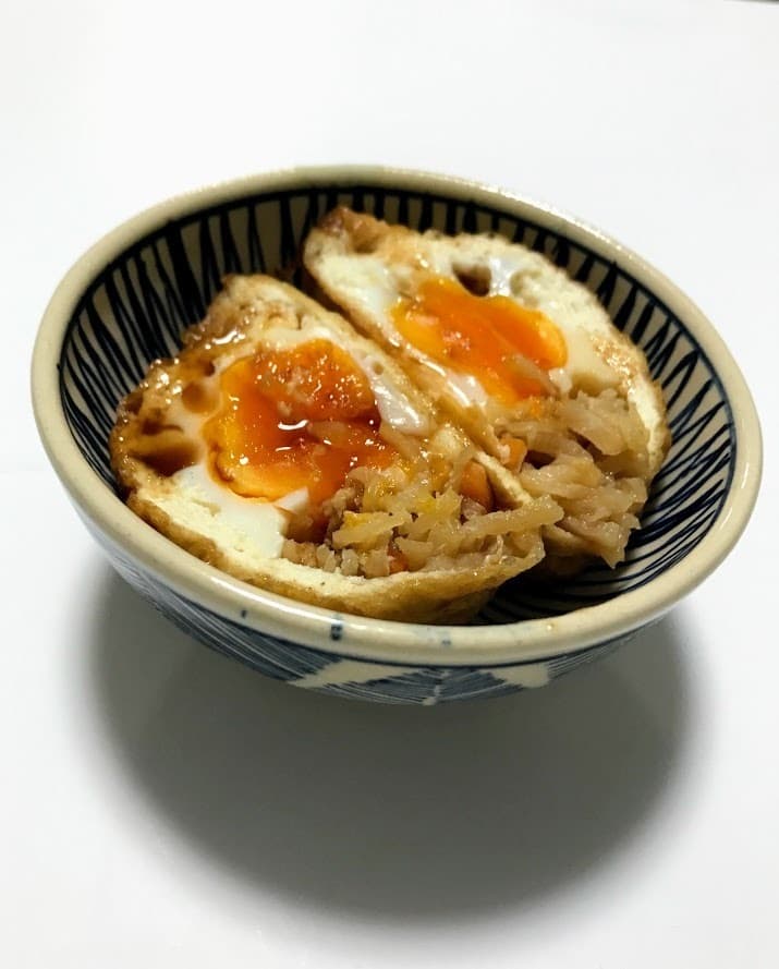 たまごの巾着お宝入りの完成写真