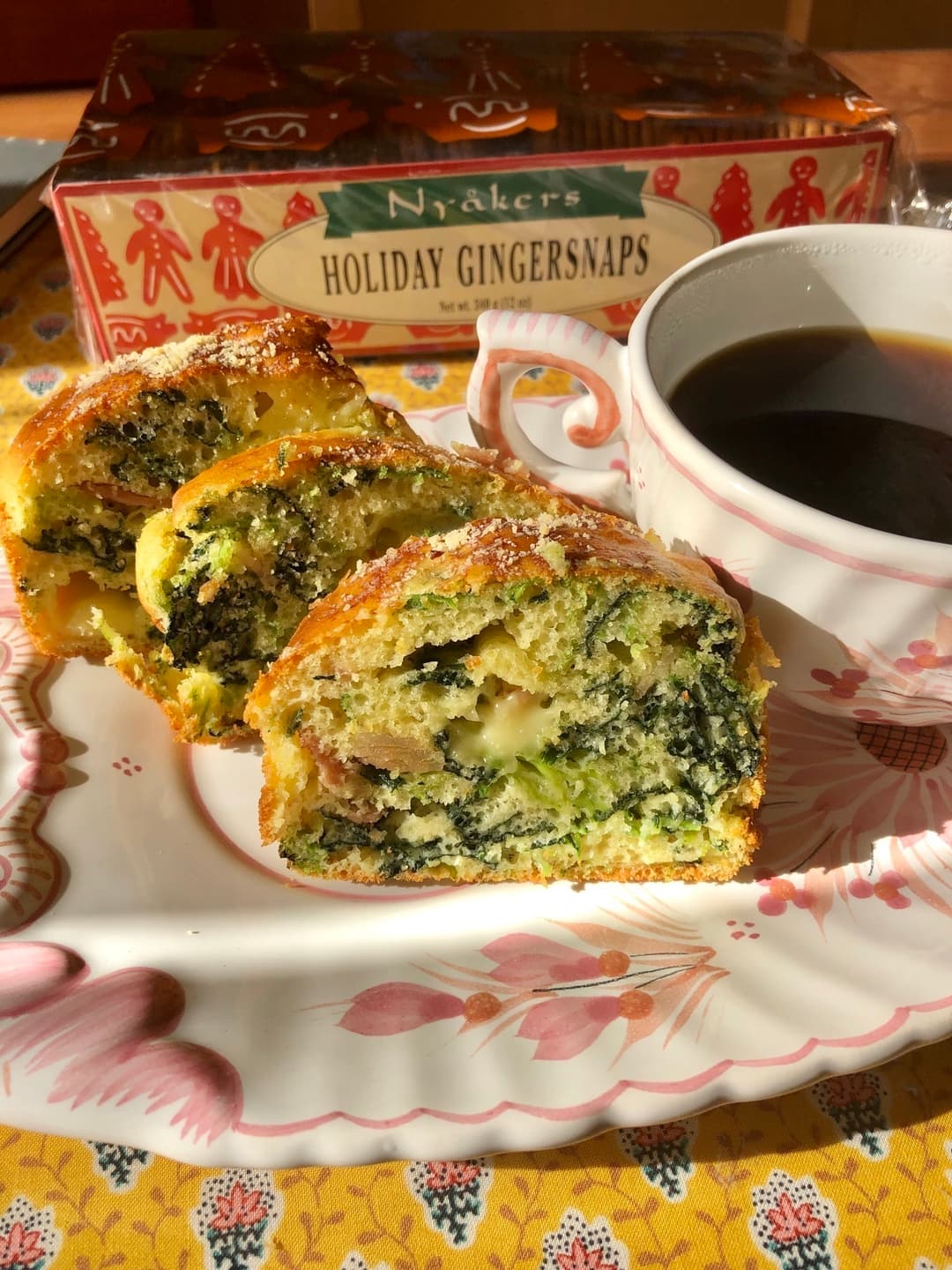 ほうれん草とベーコンのケークサレの完成写真