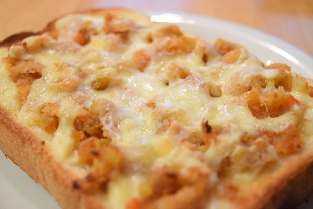 カレーコロッケトースト♫の完成写真