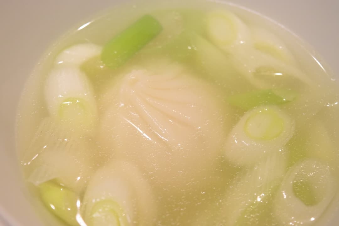 白ネギと小籠包の鶏がらスープ*の完成写真