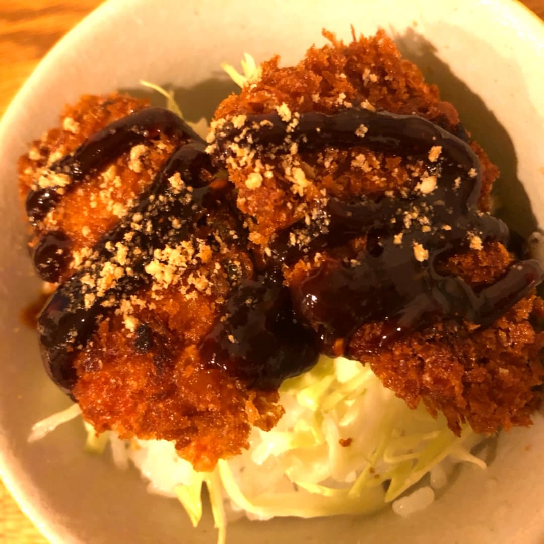 さけフライ丼の完成写真