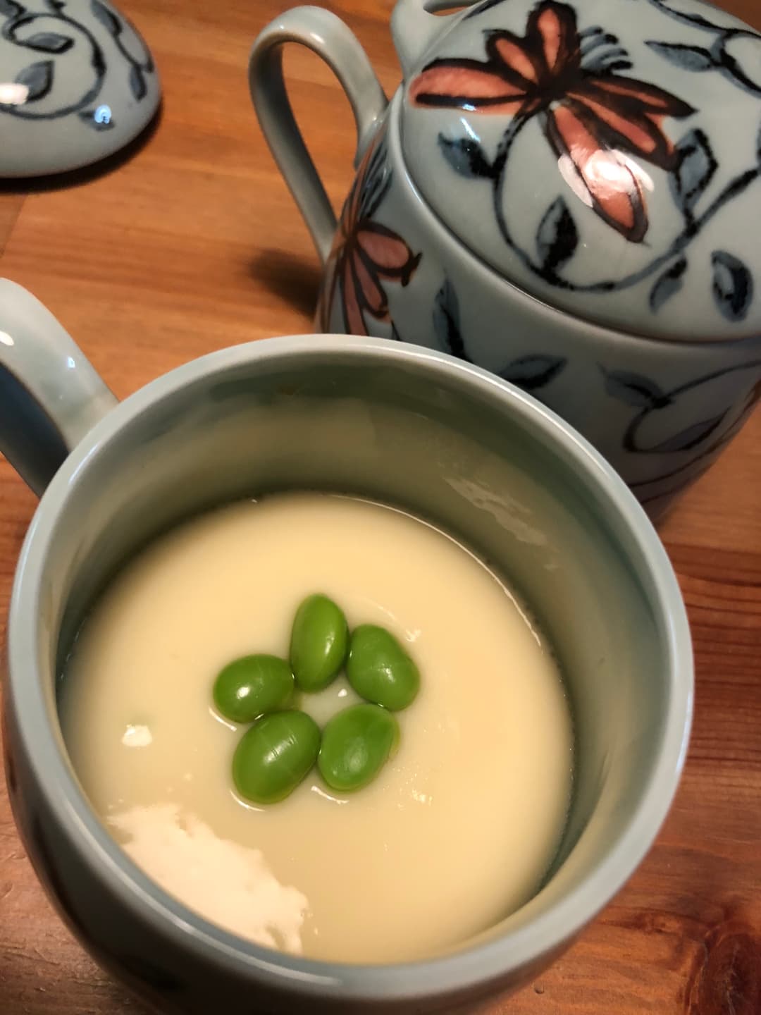枝豆茶碗蒸しの完成写真