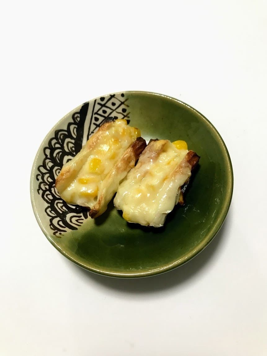 お弁当にあと一品 ちくわコーンの完成写真