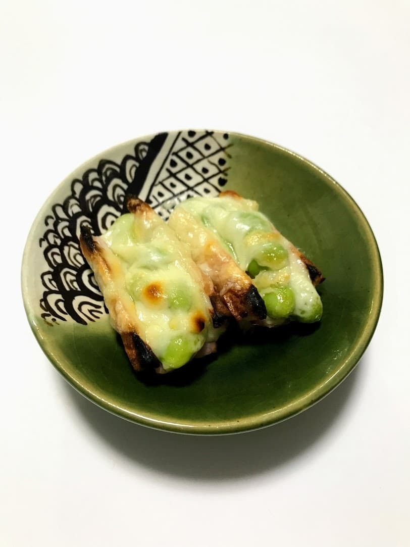 お弁当にあと一品 ちくわえだまめの完成写真