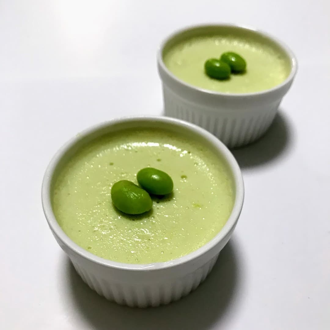 えだ豆のムースの完成写真