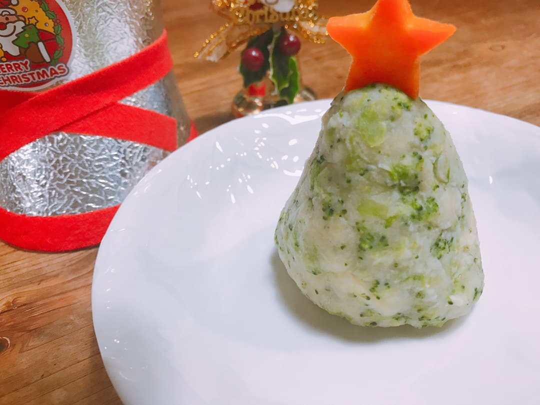 Xmasに!ブロッコリーツリーサラダの完成写真