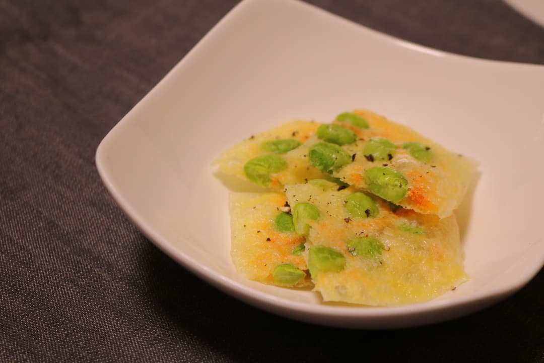 えだ豆とチーズのパリパリおつまみの完成写真
