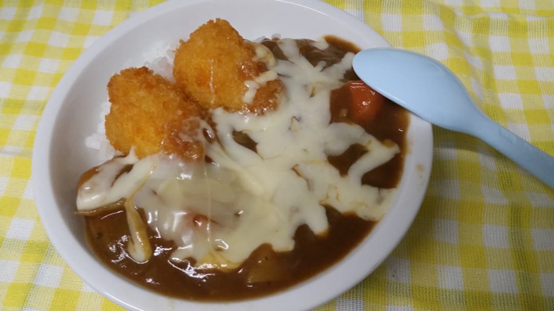ささみチーズカツカレーの完成写真