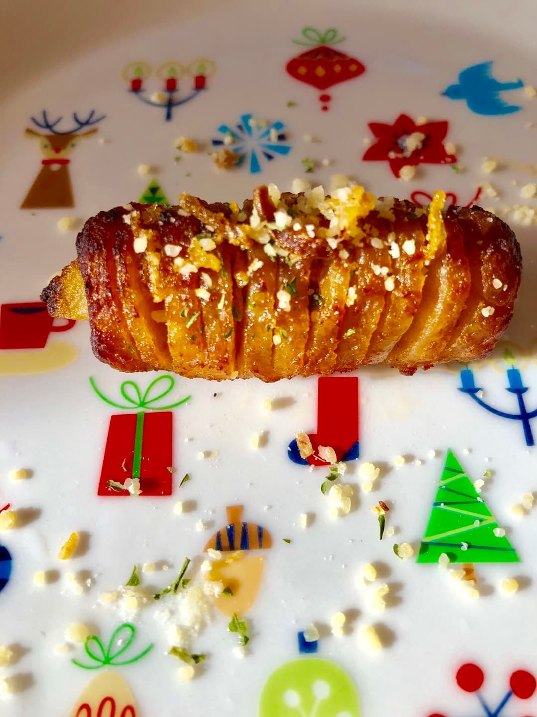 ハッセルバックポテト風の完成写真
