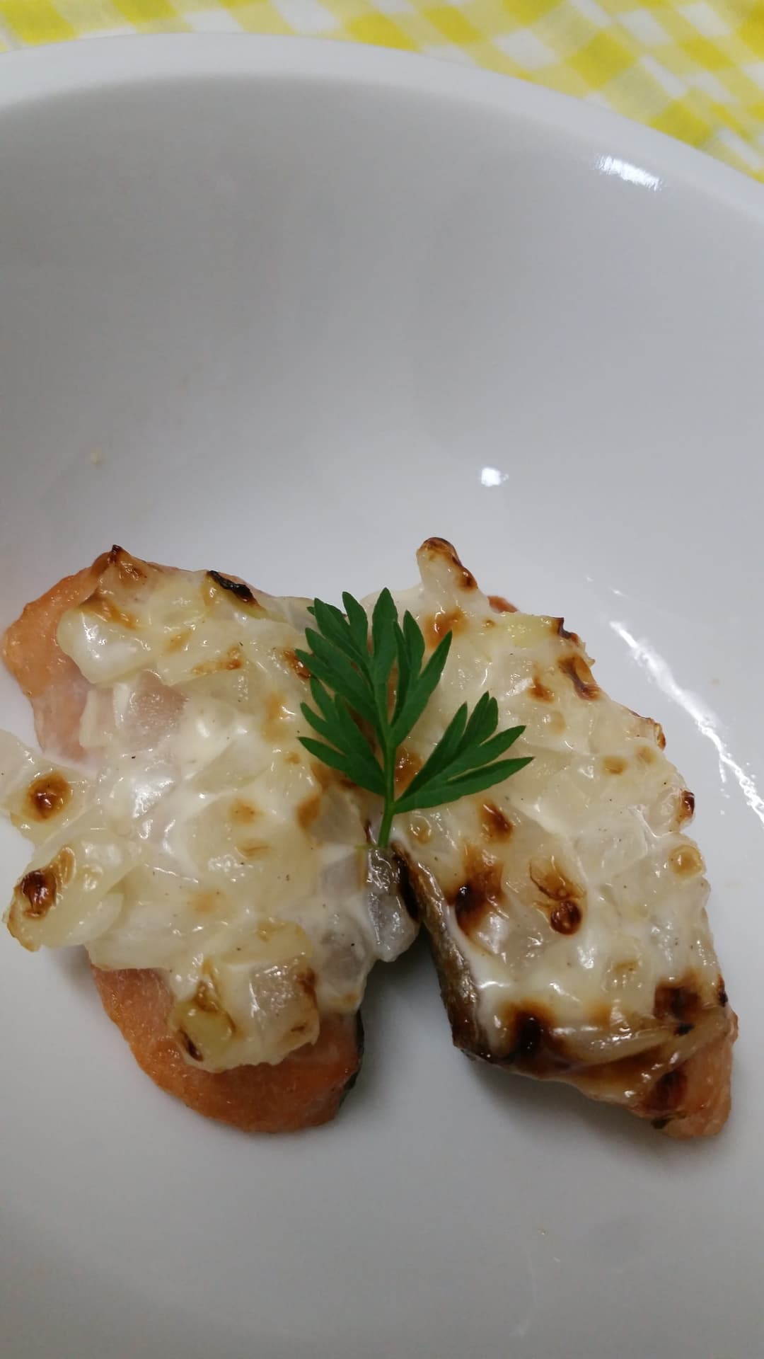 鮭のタルタル焼きの完成写真