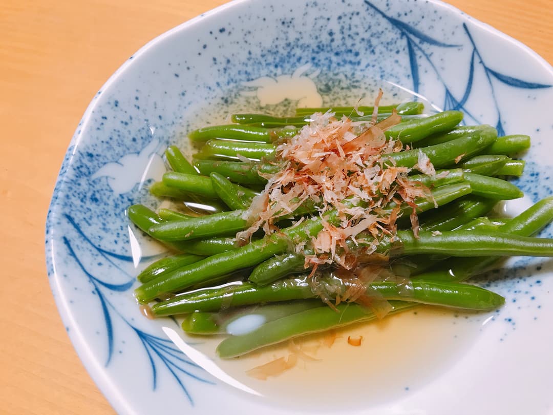 レンジで!いんげん煮浸しの完成写真