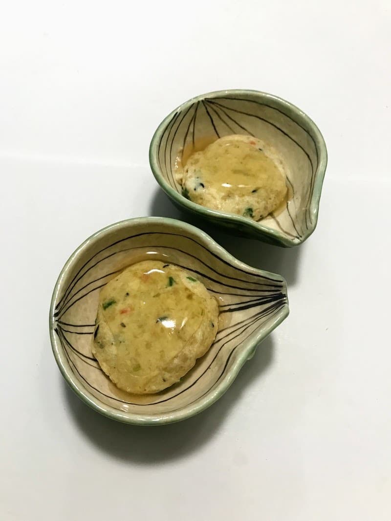 豆腐の蒸し餡かけの完成写真