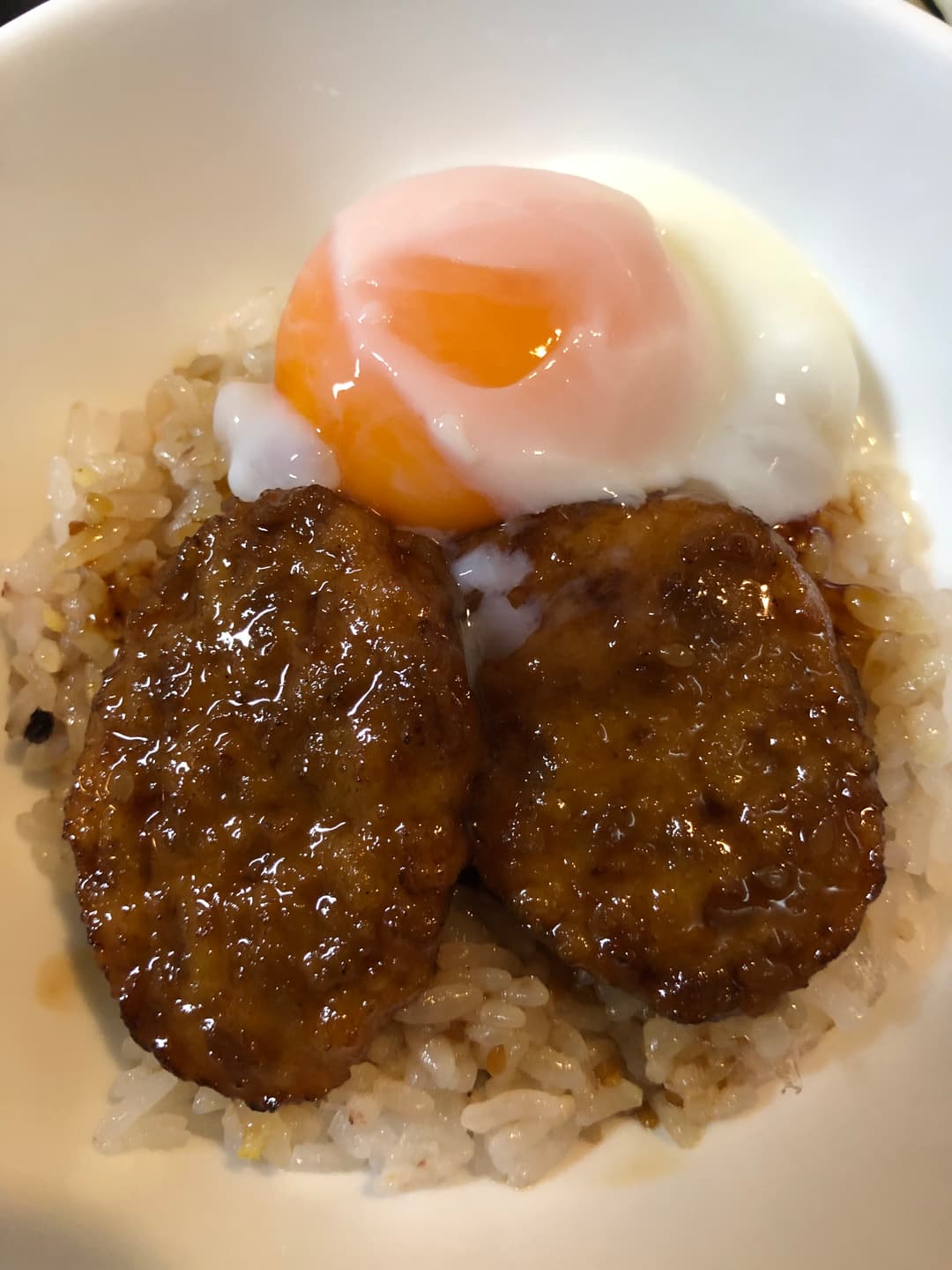 つくね丼の完成写真