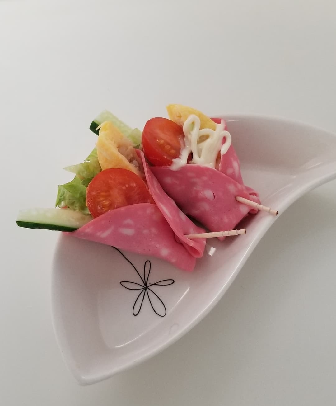 お摘みサラダの完成写真