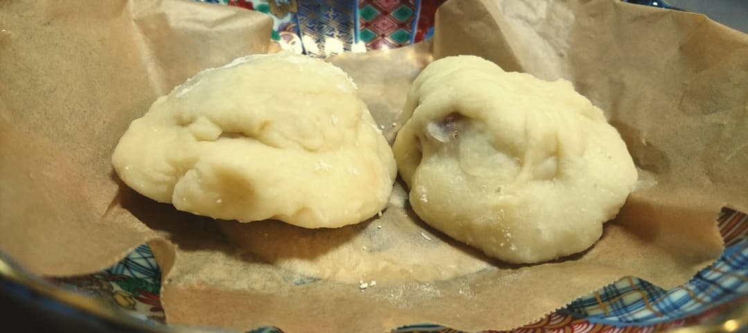 モチモチ美味しい鶏肉まんの完成写真