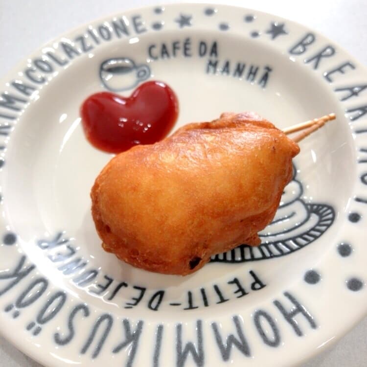 サクふわ ハンバーグドッグ♪の完成写真