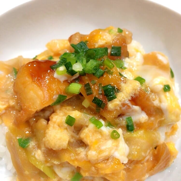 いかの天ぷら和風丼☆の完成写真
