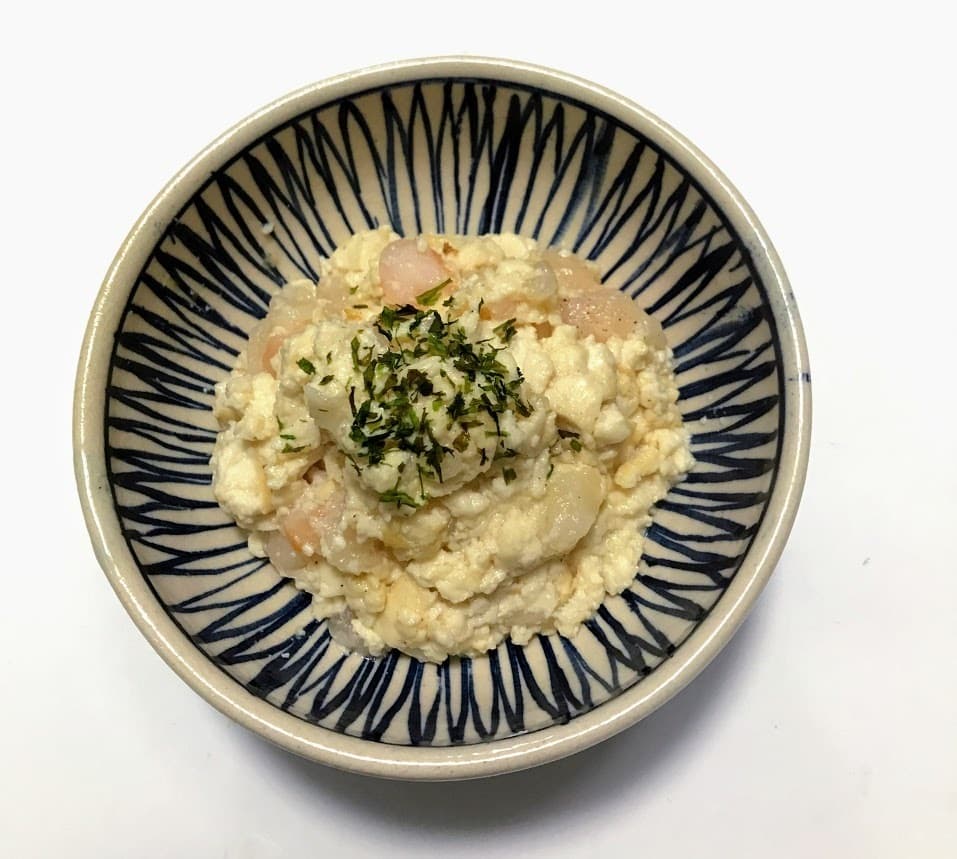 エビマヨ豆腐のチャンプルーの完成写真