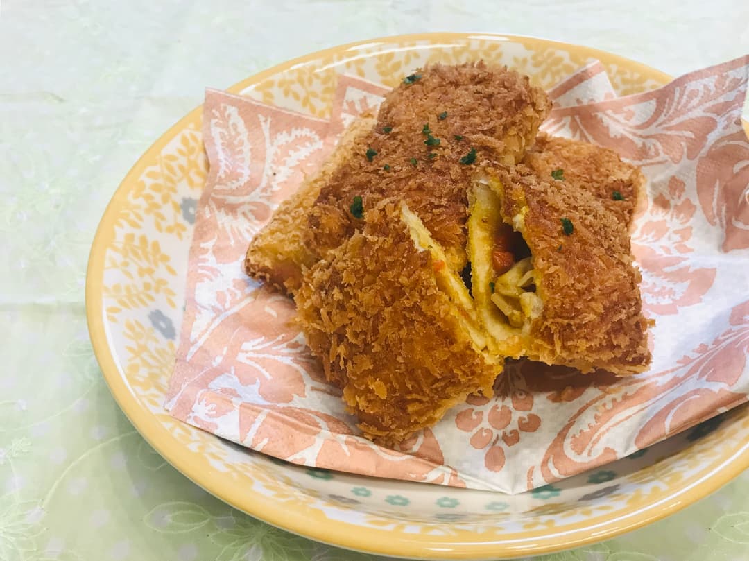 お手軽カレーパン♪の完成写真