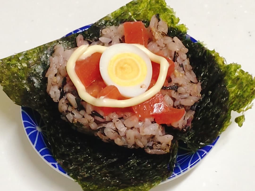 トマト梅ひじきの完成写真