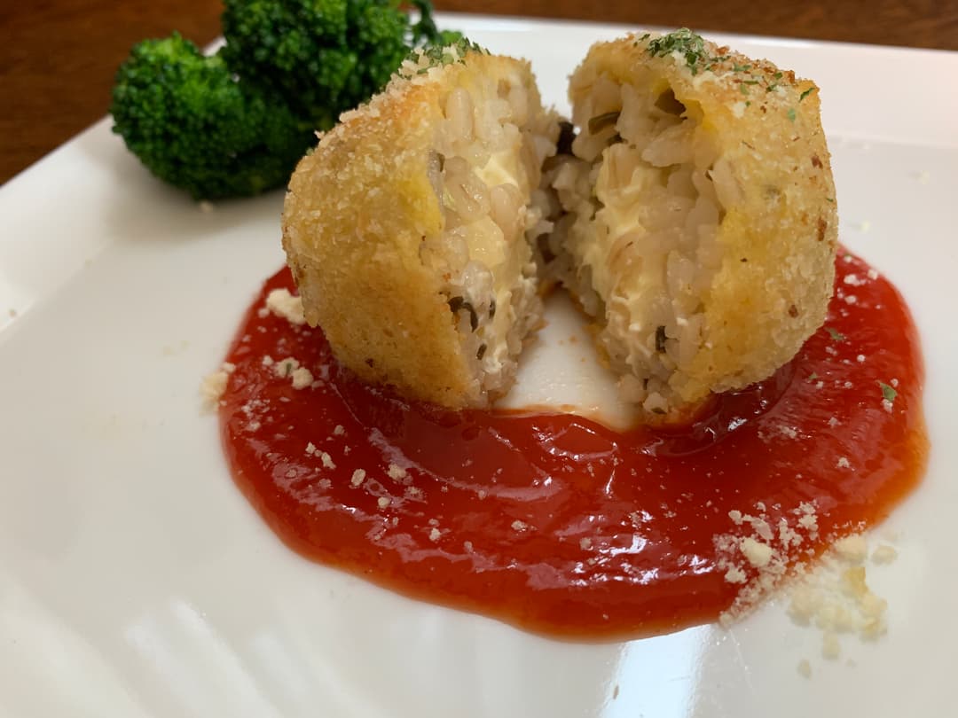 枝豆こんぶのライスボールの完成写真