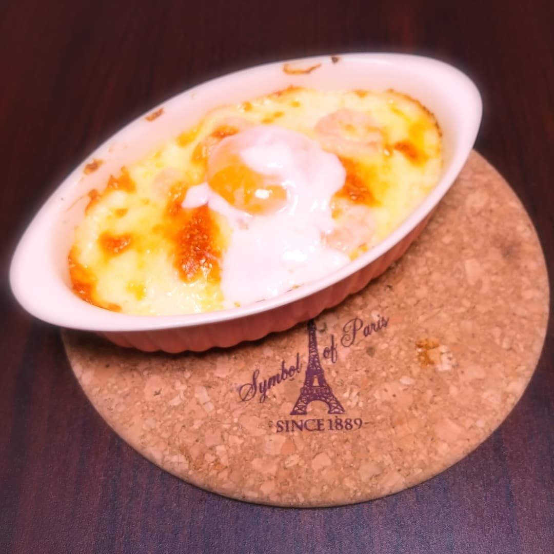 坦々炒飯ドリアの完成写真