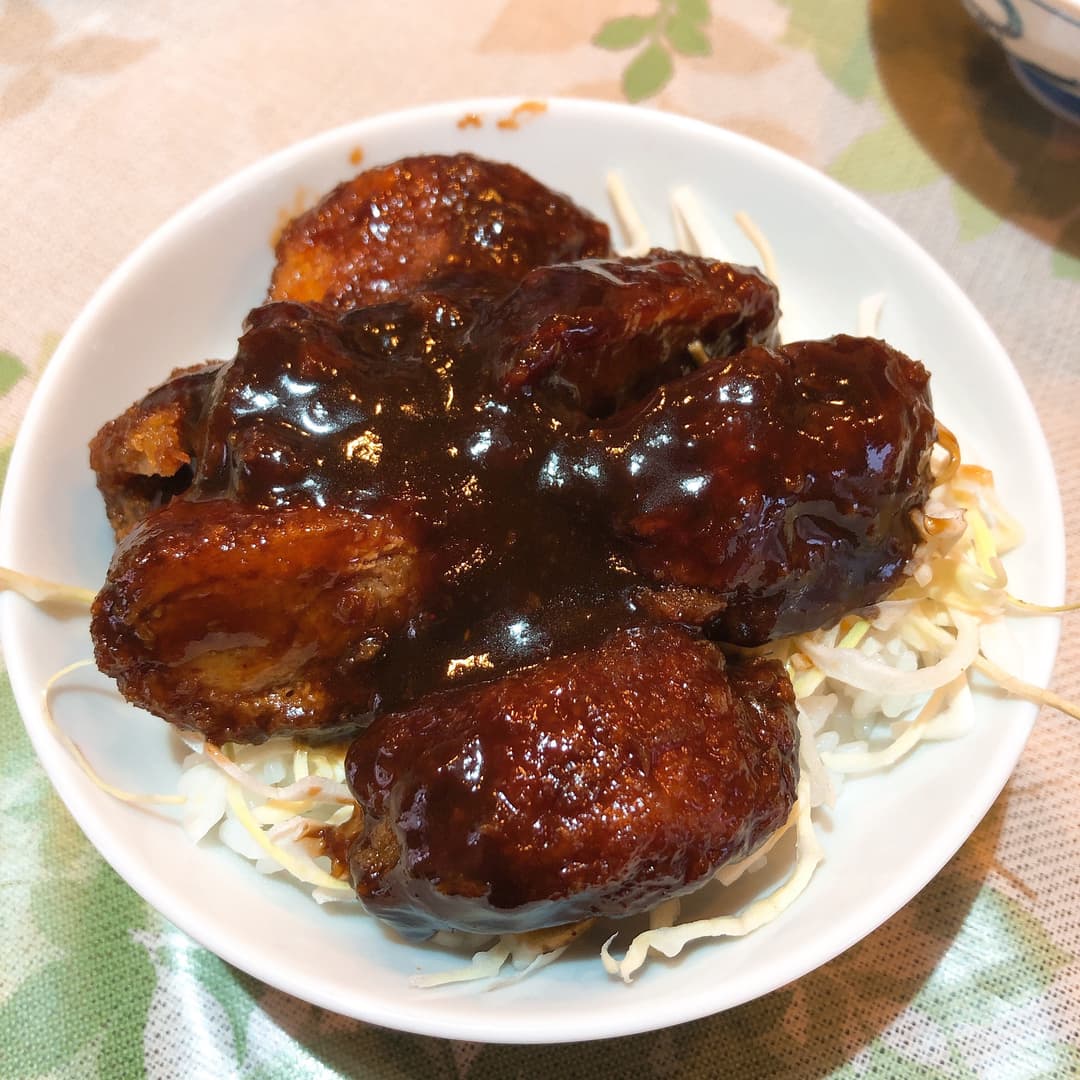ソースカツ丼の完成写真