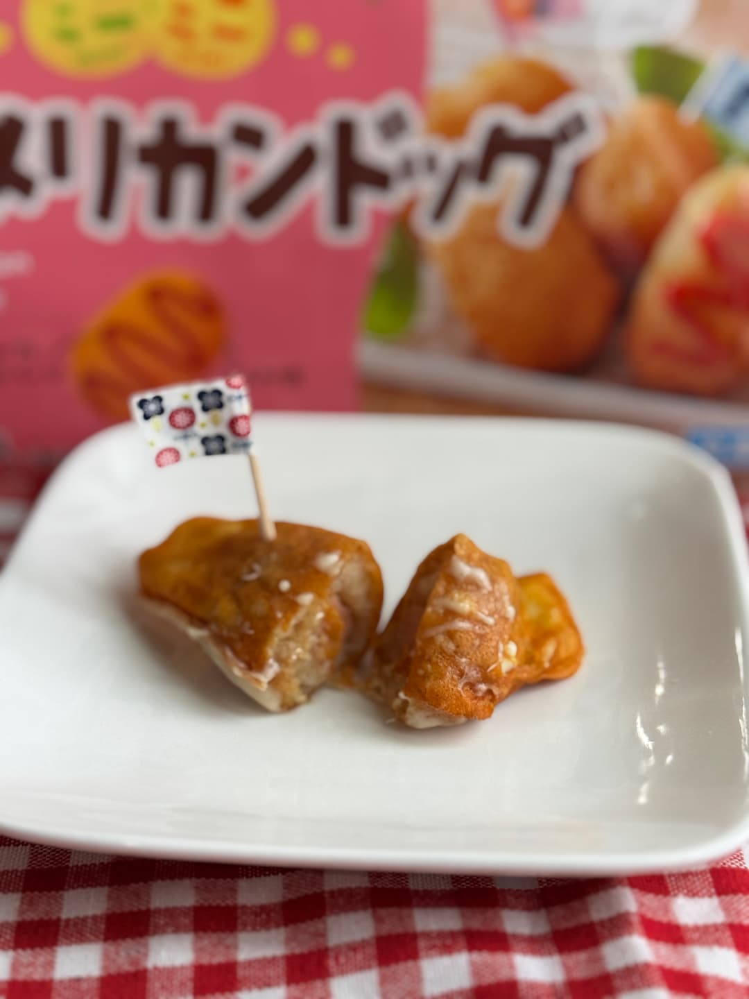 ミニミニアメリカンドッグのチーズ巻きの完成写真