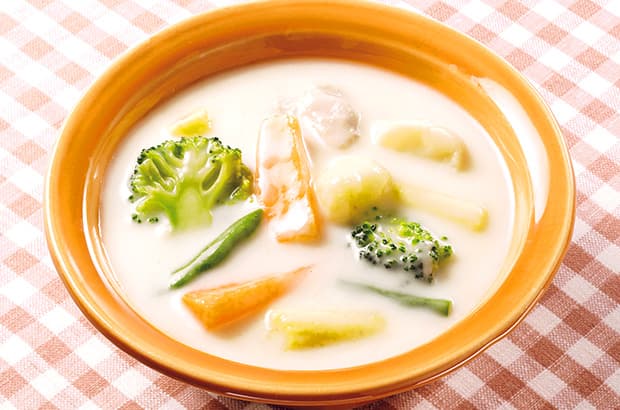 洋風野菜のホワイトシチューの完成写真