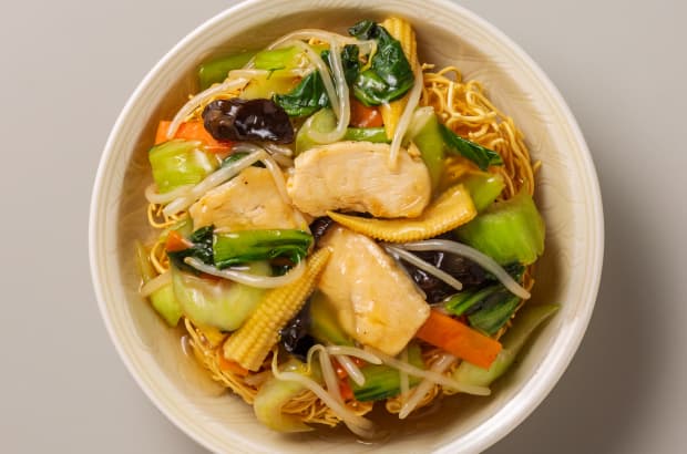 あんかけ皿うどんの完成写真