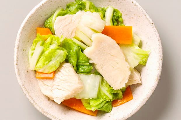 チキンと野菜の浅漬けの完成写真