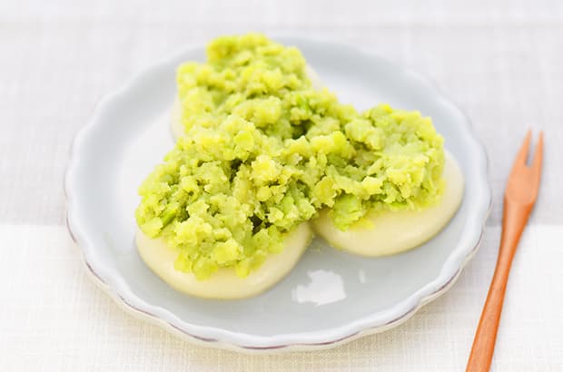 そら豆ずんだの完成写真