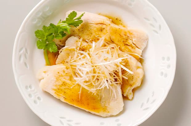 中華風山椒だれチキンの完成写真