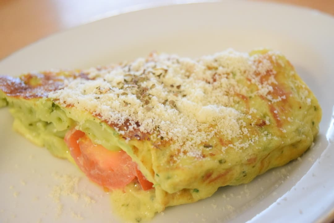 ジェノベーゼパスタのフリッタータの完成写真