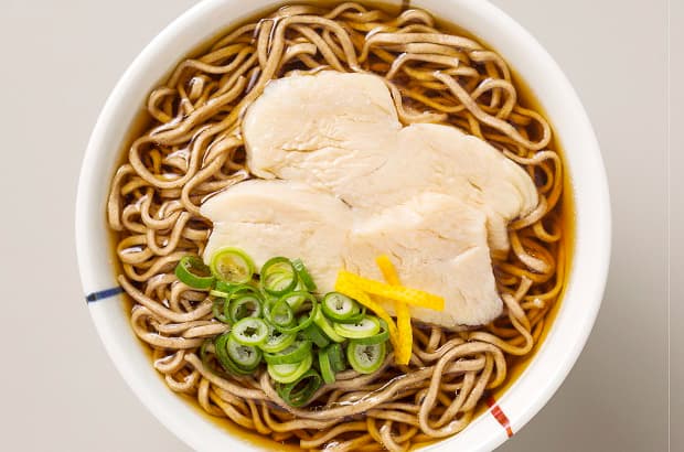 鶏なんそばの完成写真