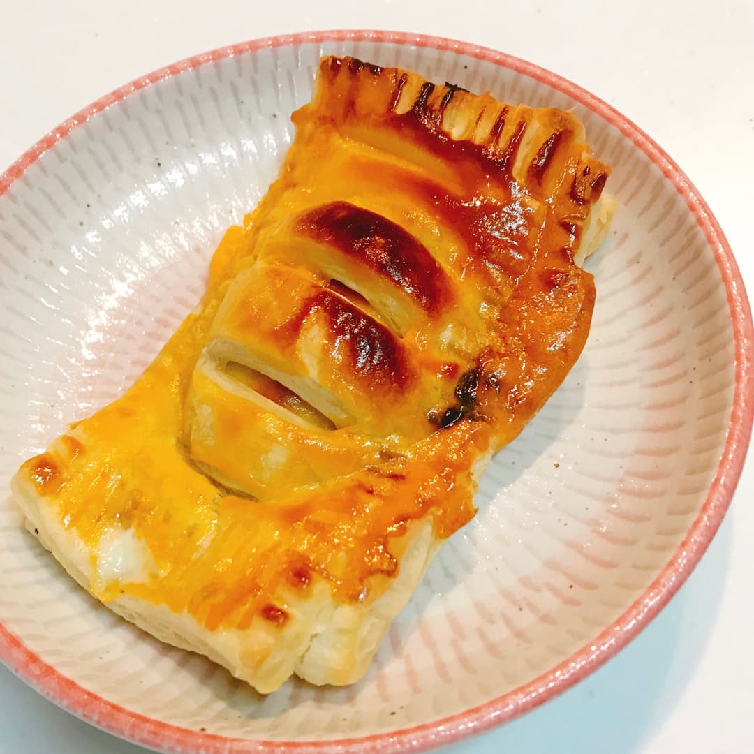 トースターで作るスイートポテトパイの完成写真