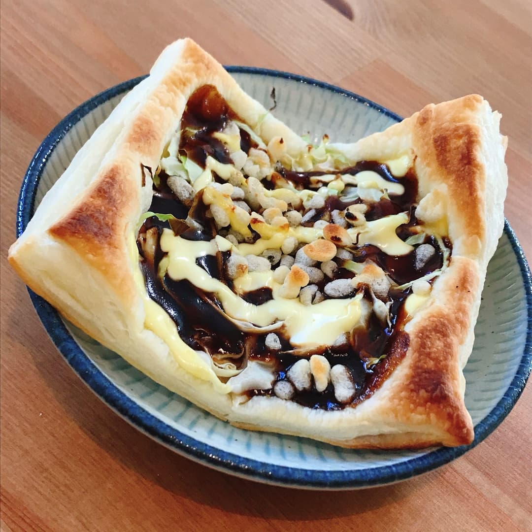 トースターで作るお好みパイの完成写真