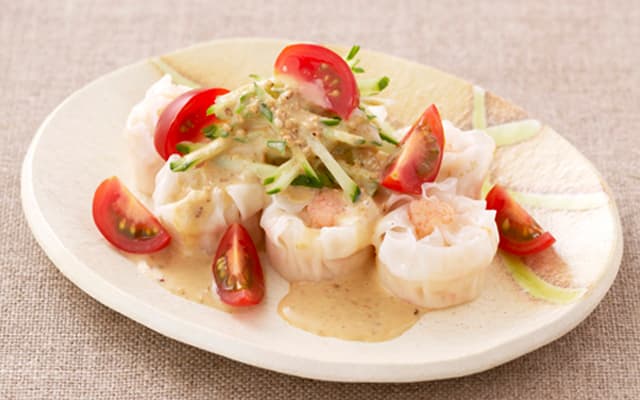 鶏々棒風しゅうまいの完成写真