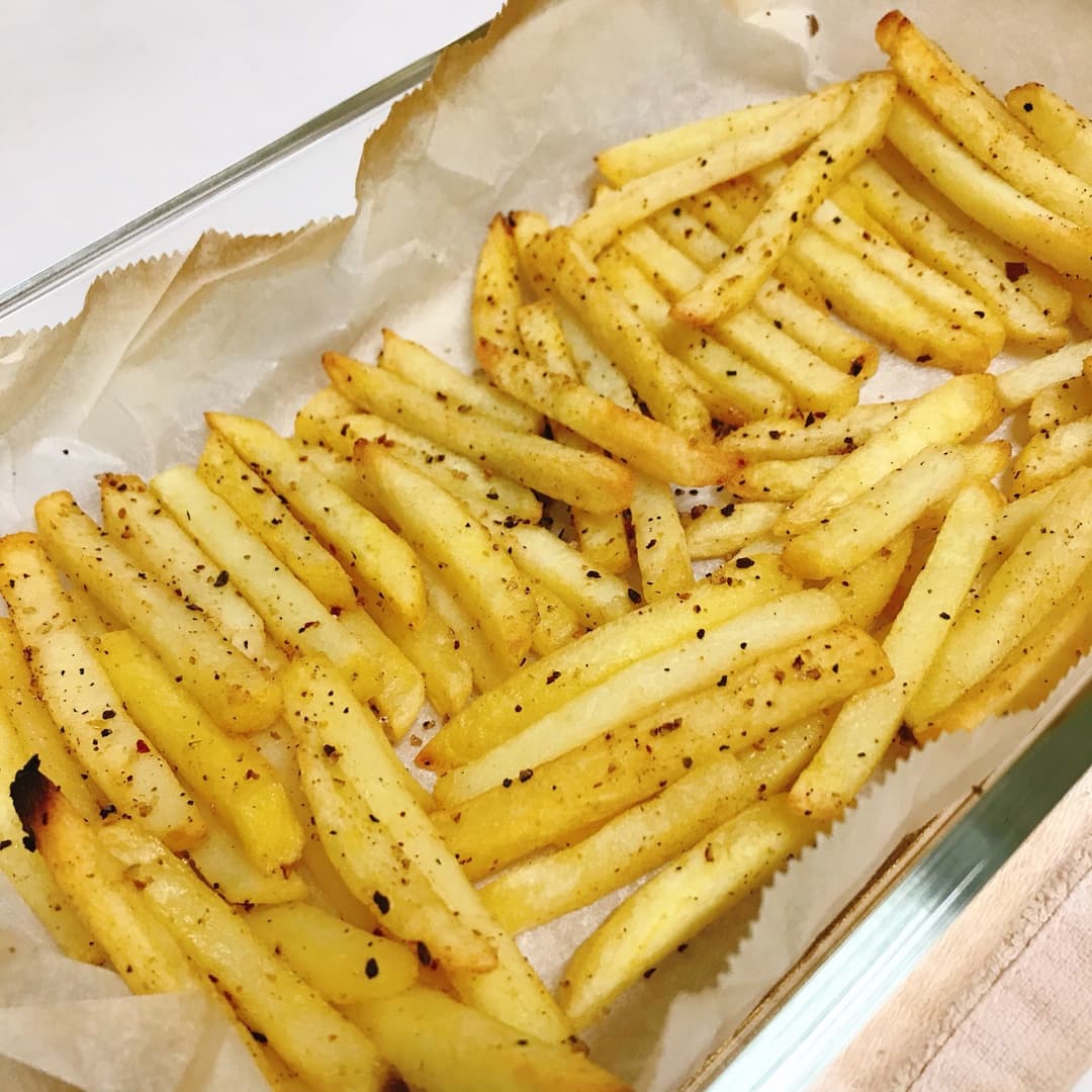 フライドポテトBBQフレーバーの完成写真