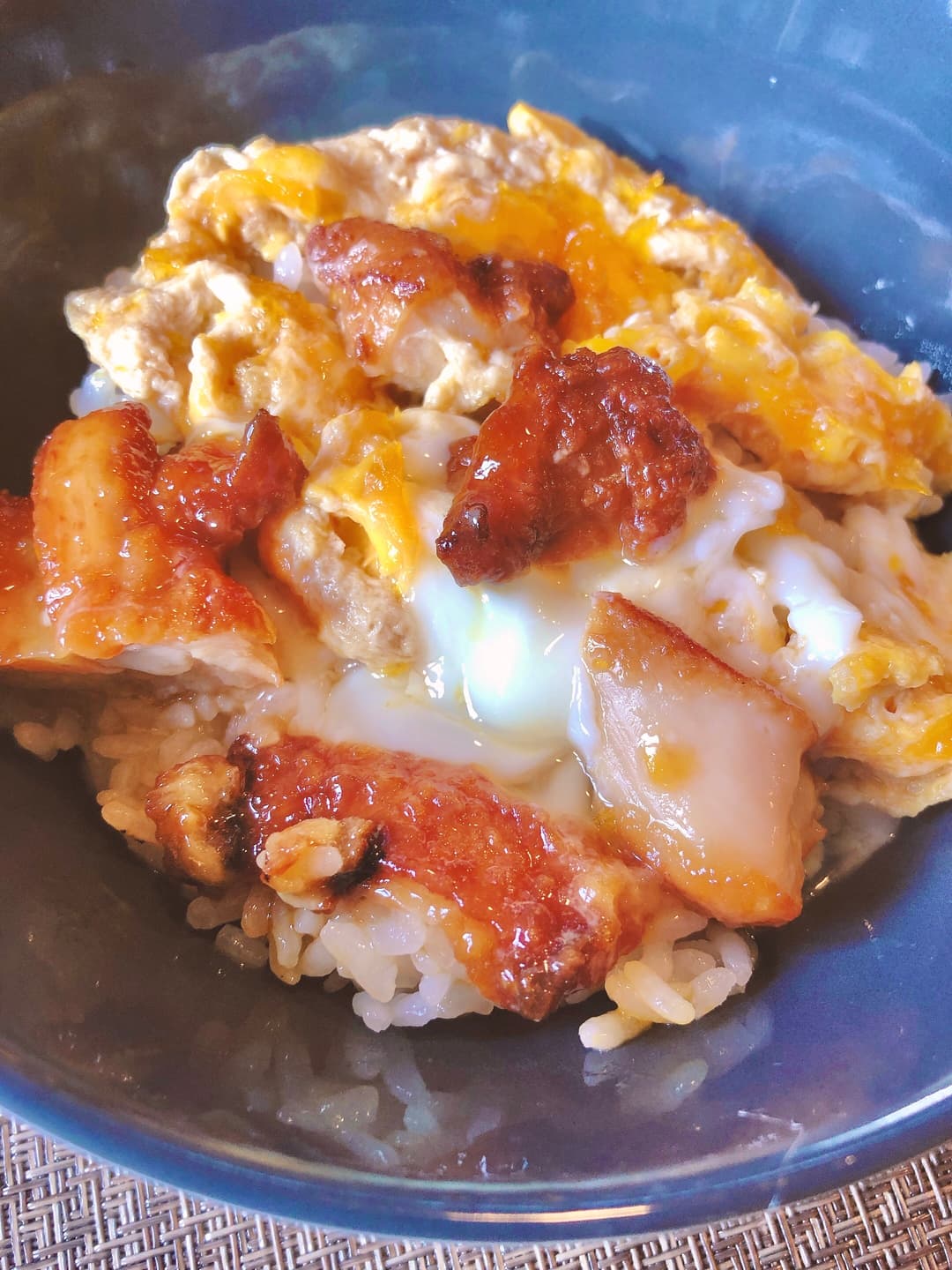 焼鳥で簡単親子丼の完成写真