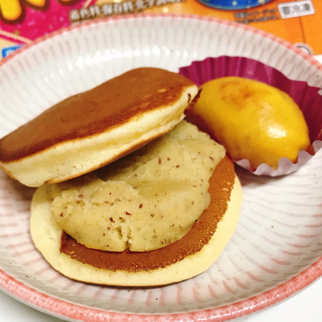 スイートポテトミニどらやきの完成写真
