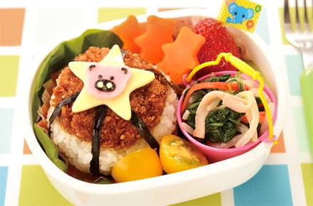 鶏マヨ!おにぎり弁当の完成写真