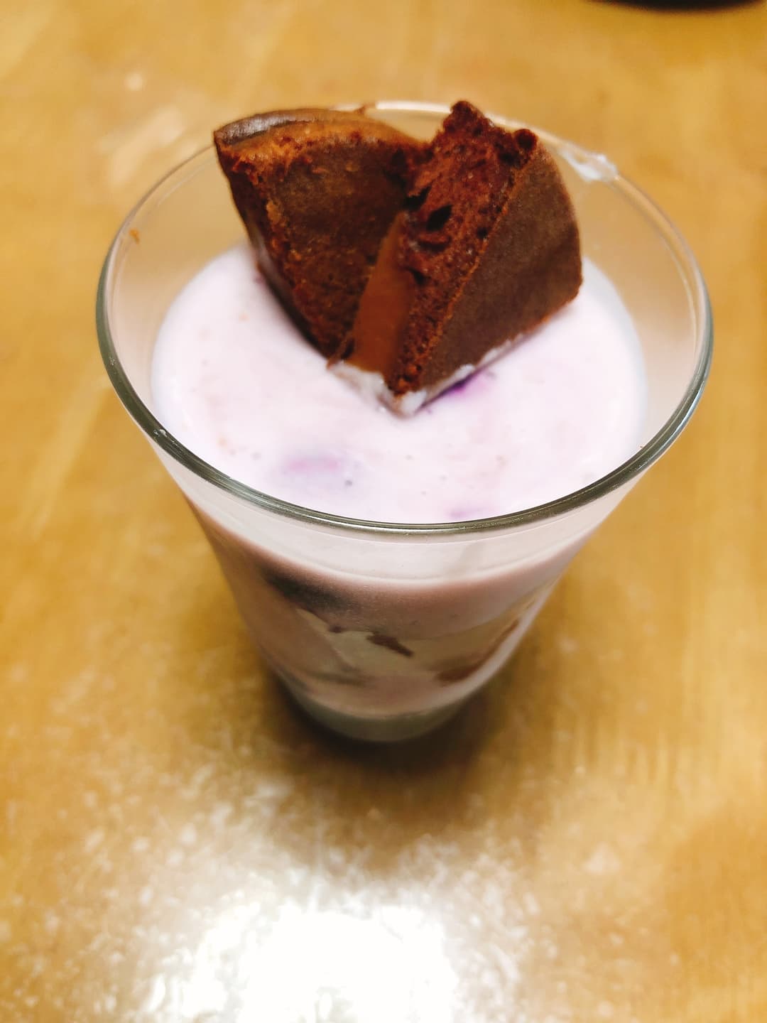 今川焼きチョコパフェの完成写真