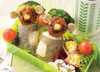 のんびりコアラのお弁当の完成写真
