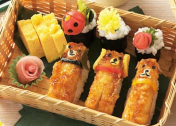 わんちゃんのいか天すしの完成写真