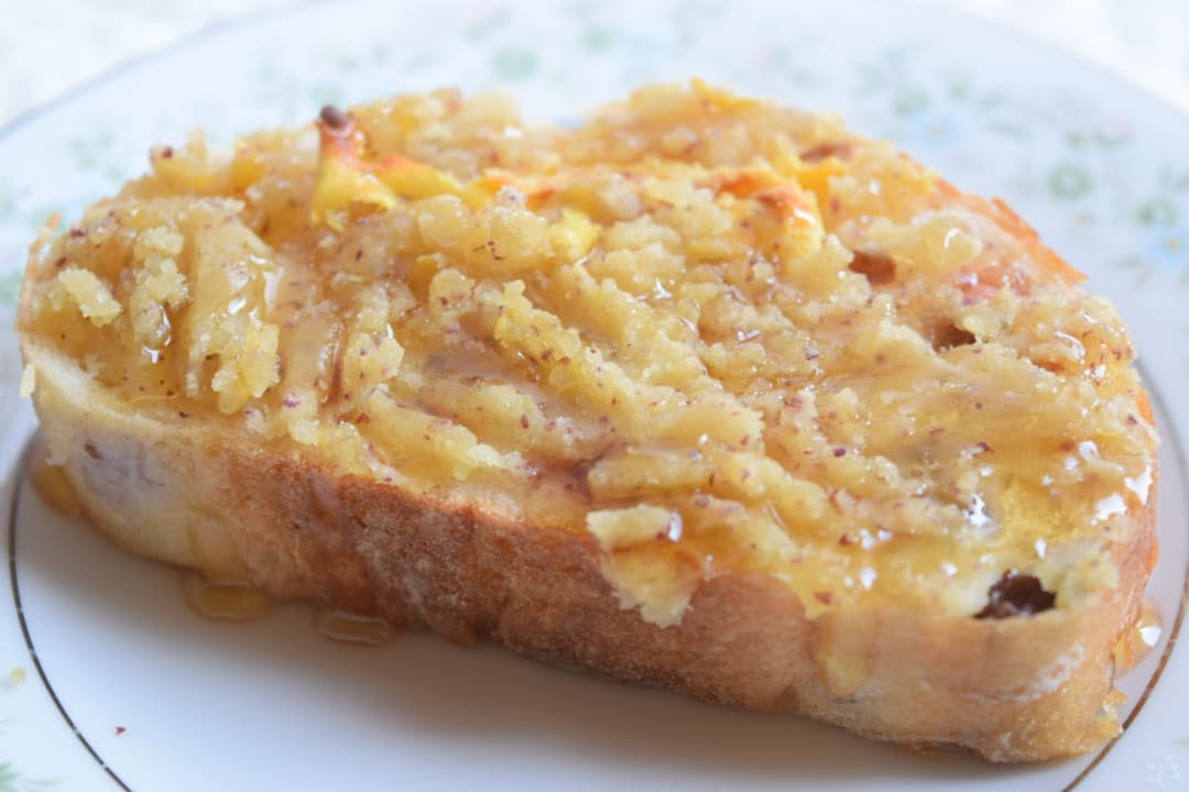 ミニバケットのスイートポテト焼きの完成写真