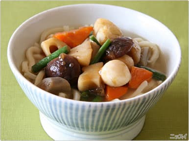 和風野菜あんかけうどんの完成写真
