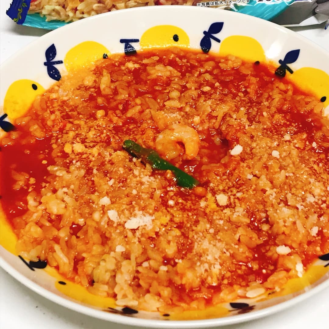 もち麦入りシーフード野菜ジュースリゾットの完成写真