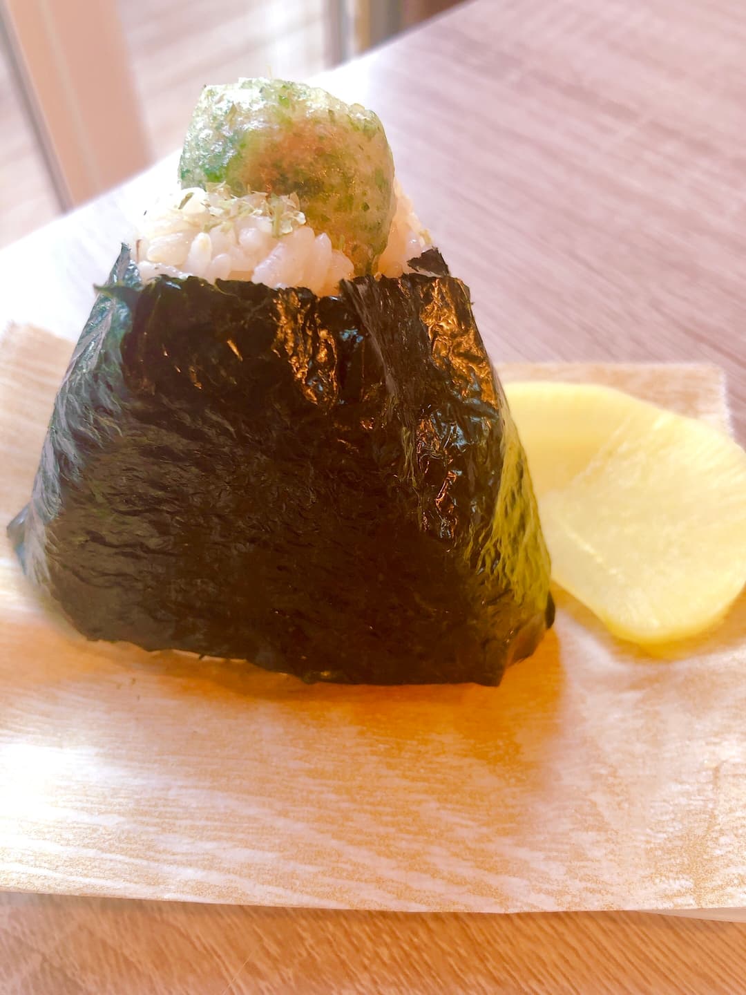 和風磯辺ちくわにぎりの完成写真
