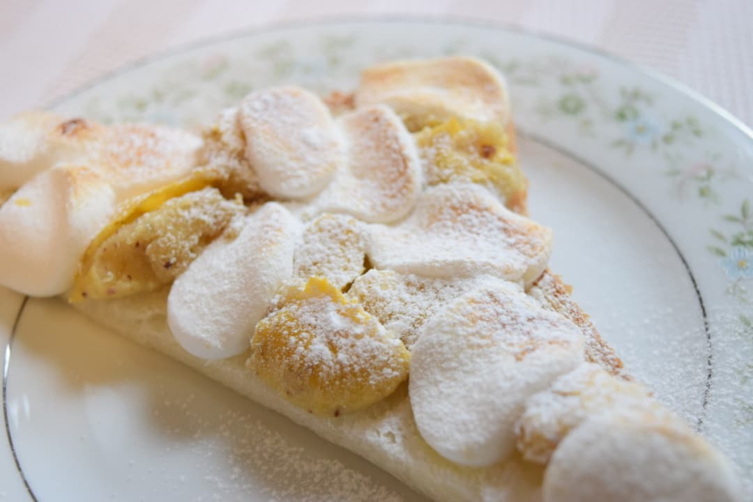 マシュマロスイートポテトパンの完成写真